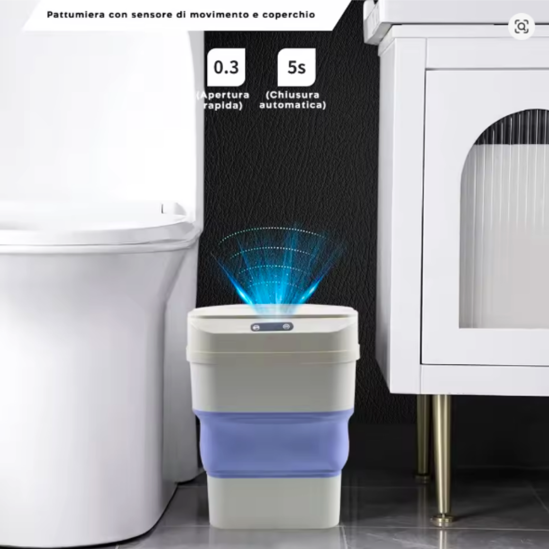 Cubo de Basura Inteligente Waste Fold - Azul